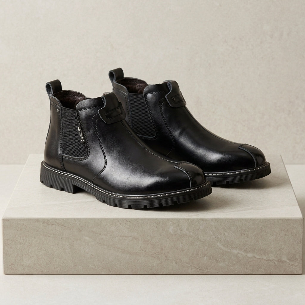 Luxe Leather Women's Ankle Boots