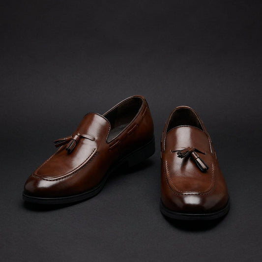 Sorvello Men's Leather Moccasin Shoes