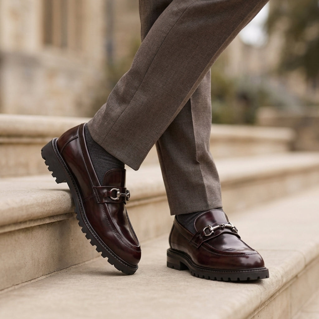 Men's Leather Business Loafers
