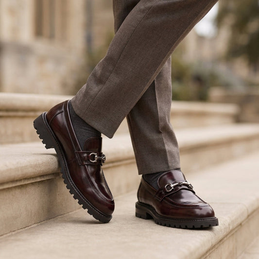 Men's Leather Business Loafers