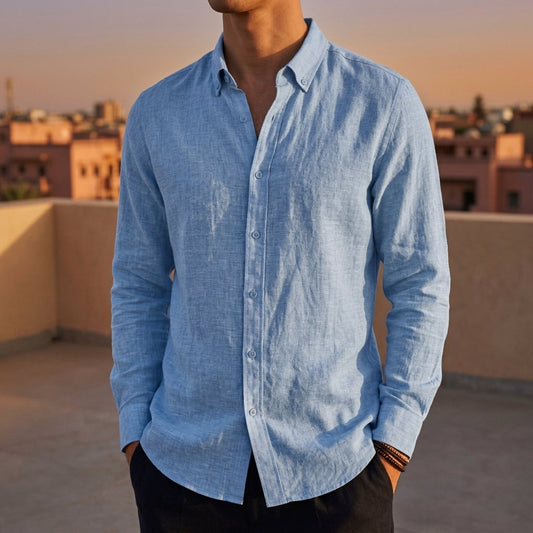 Ibiza Men's Linen Shirt