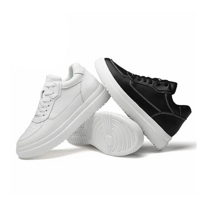 Women's Casual Lace-Up Platform Sneakers