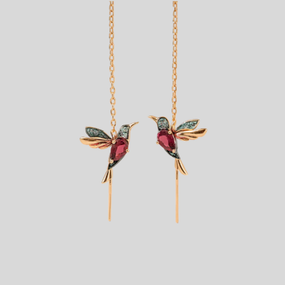 Women's Hummingbird Drop Earrings