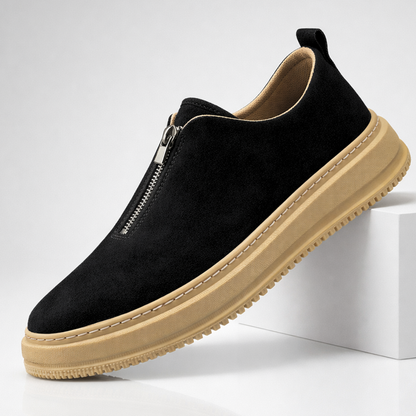 Hudson Men's Suede Zip Sneakers