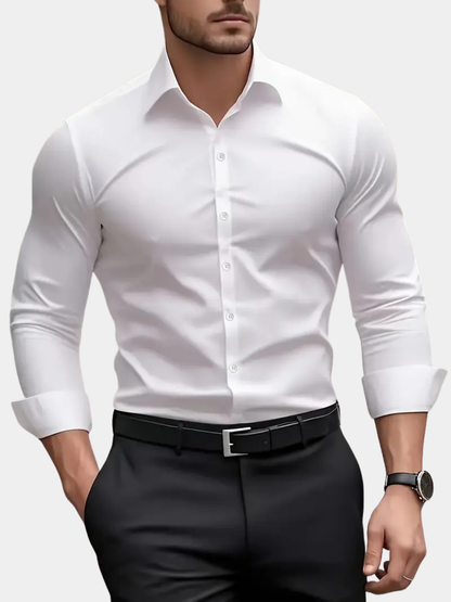 Men's Long Sleeve Button Down Dress Shirt