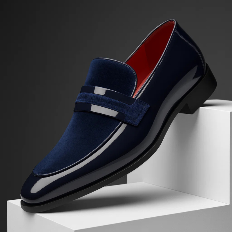 Men's Italian Leather Penny Loafers