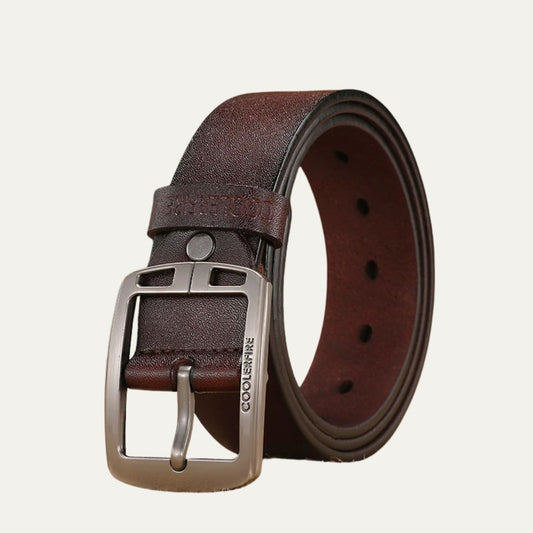Genuine Cowhide Men's Belt Modern Vintage Style