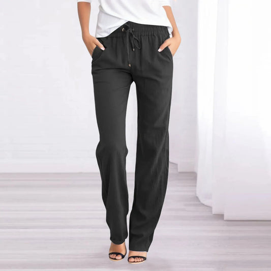 Women's Cotton Linen Trousers