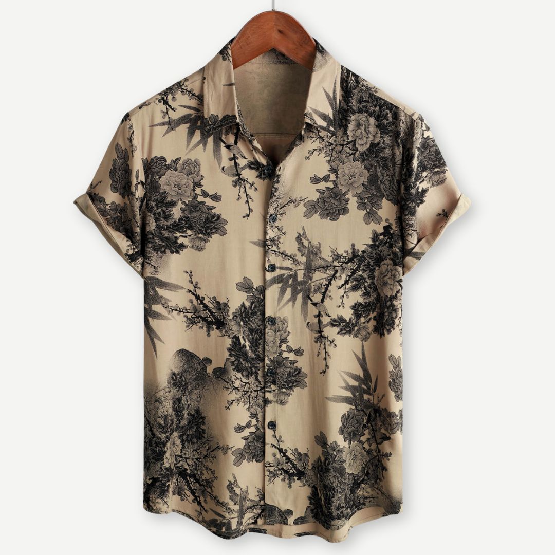 Women's Blossom Pattern Shirt Lightweight