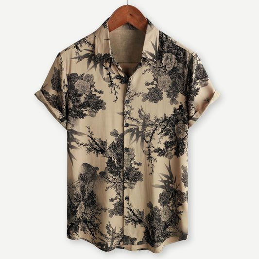Women's Blossom Pattern Shirt Lightweight