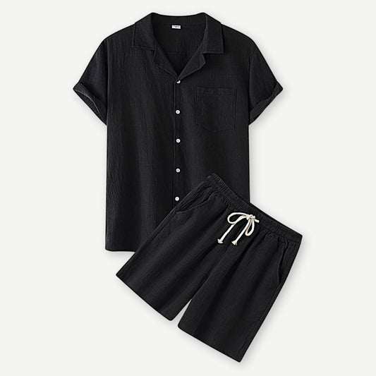 Linen Relaxed Fit Pants Set