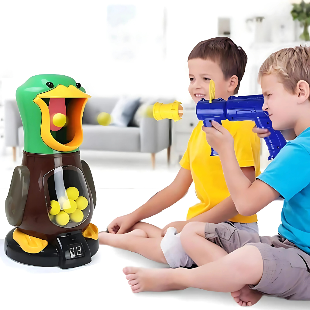 Soft Bullet Game Set With Walking Duck And Lights