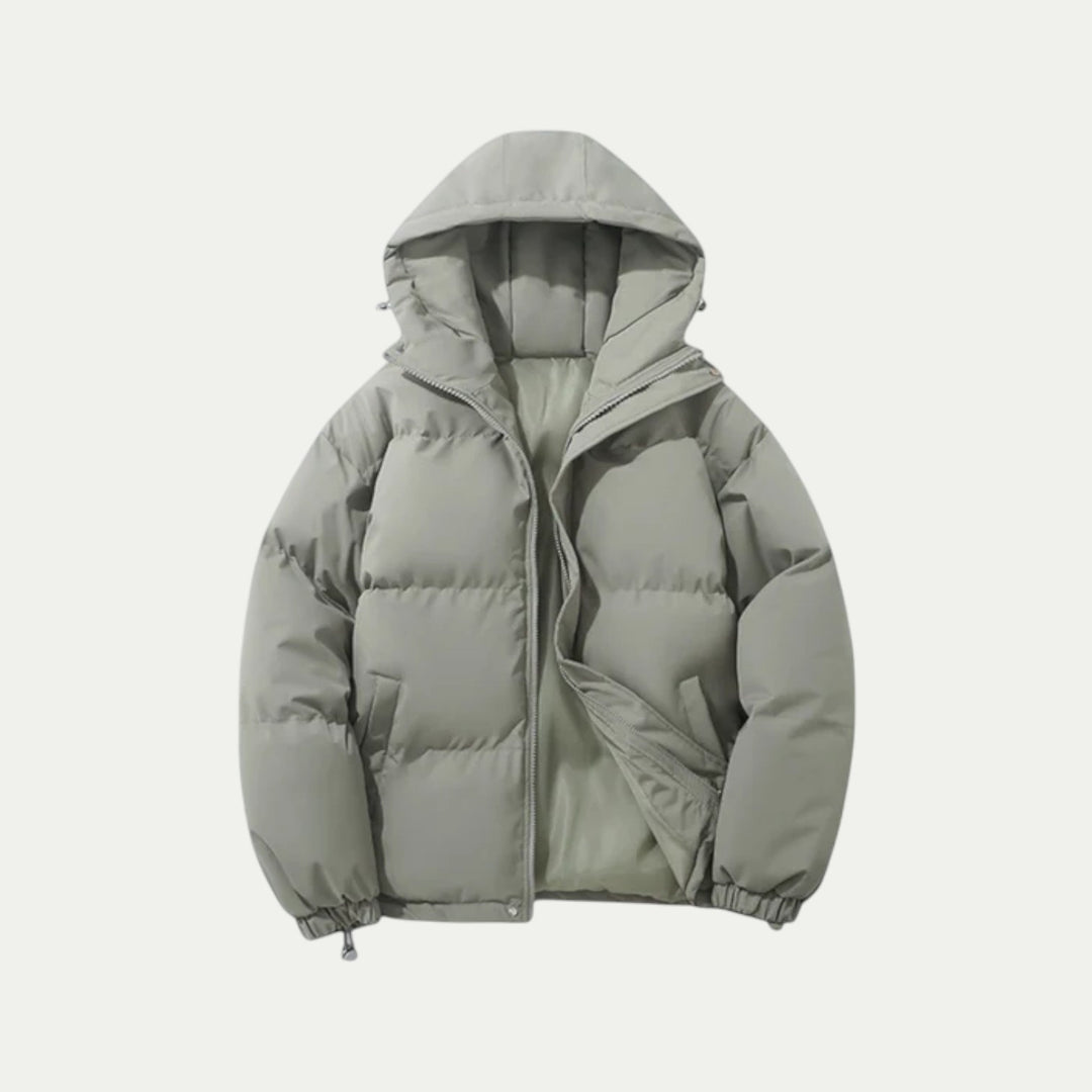 Men's Quilted Jacket Warm Textile Winter Coat
