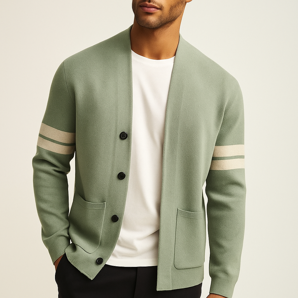 Relaxed Button Front Cardigan