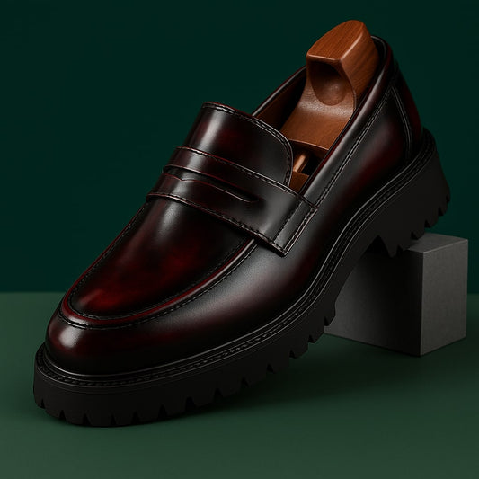 Lucciano Men's Leather Loafers