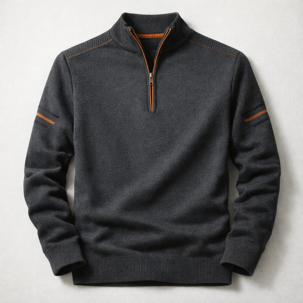 Men's Quarter Zip Sweater