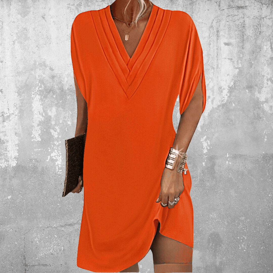 Women's V-Neck Dress Smoothing