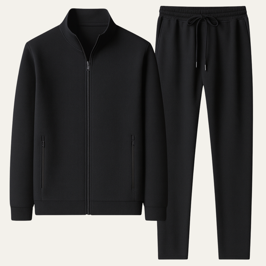 Men's Slim Fit Tracksuit Set Zip Up Jacket Joggers