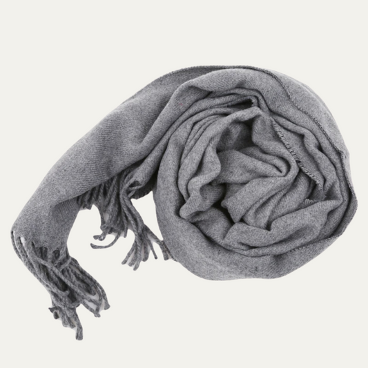 Men's Cashmere Merino Scarf Gray