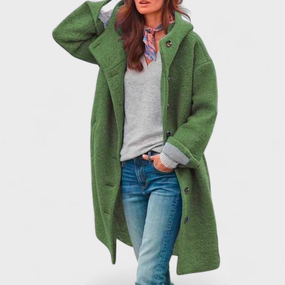Women's Notched Collar Coat
