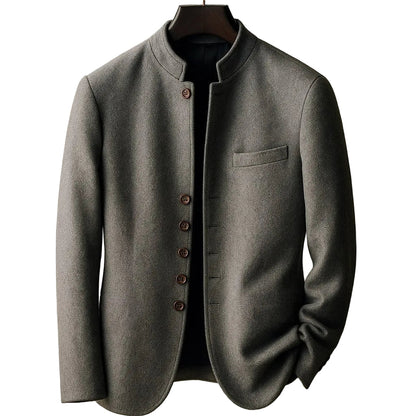Marcello Men's Wool Stand Collar Jacket