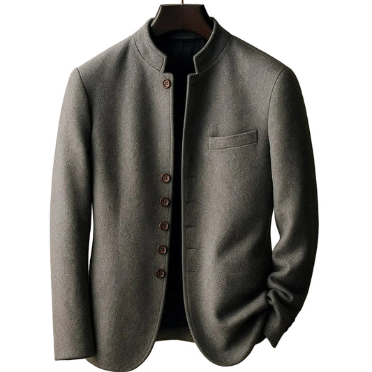 Marcello Men's Wool Stand Collar Jacket