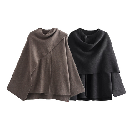 Women's Casual Cape Coat
