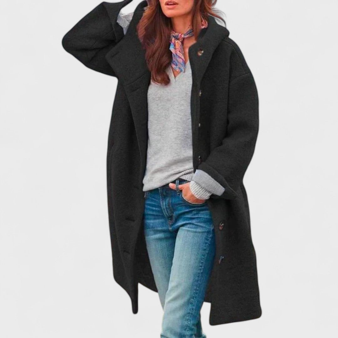 Women's Notched Collar Coat