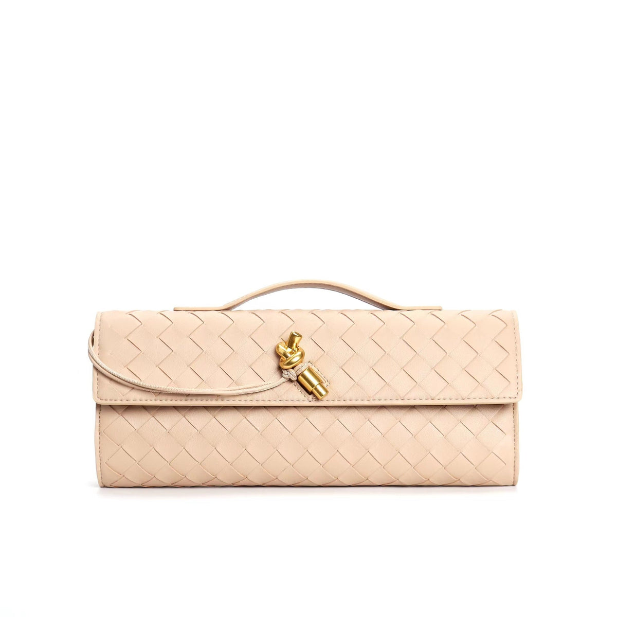 Women's Leather Backpack Braided Strap