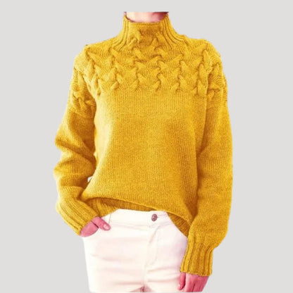 Ava | Women’s Spring Cable Pattern Sweater