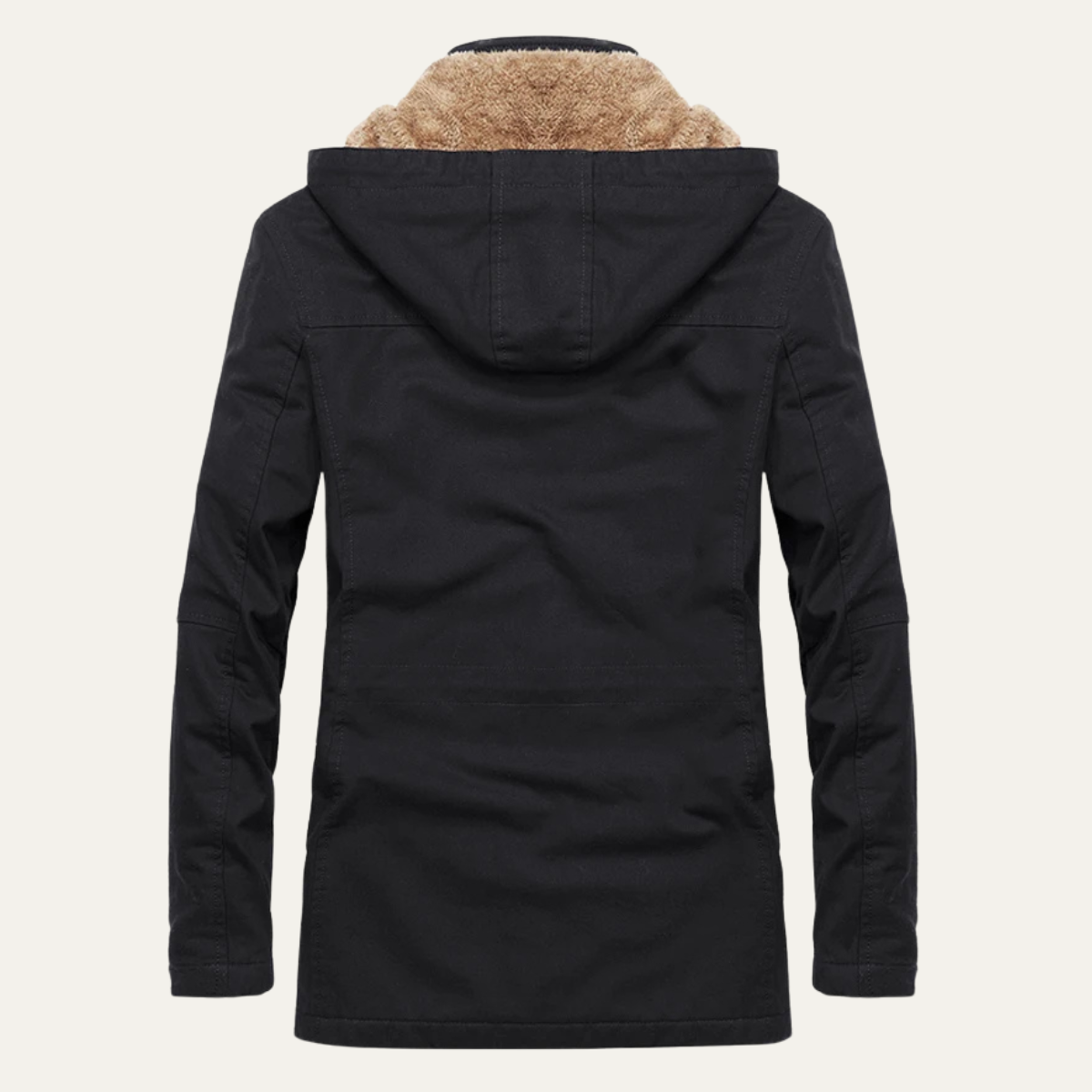 Men's Field Winter Jacket Thick Hooded Multi Pocket