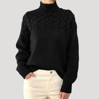 Ava | Women’s Spring Cable Pattern Sweater