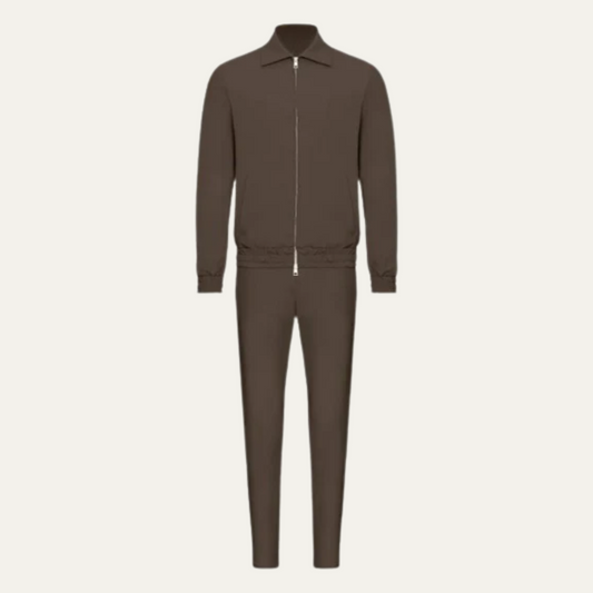 Men's Modern Lounge Wear Set Brown
