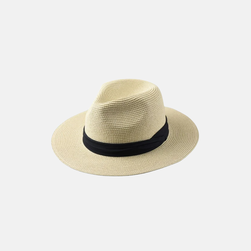 Wide Brim Straw Sun Hat Natural Fiber