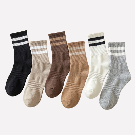 Women's Crew Socks Striped
