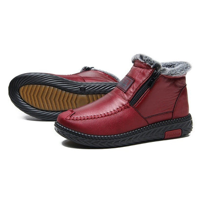 Women's Non-Slip Leather Winter Boots