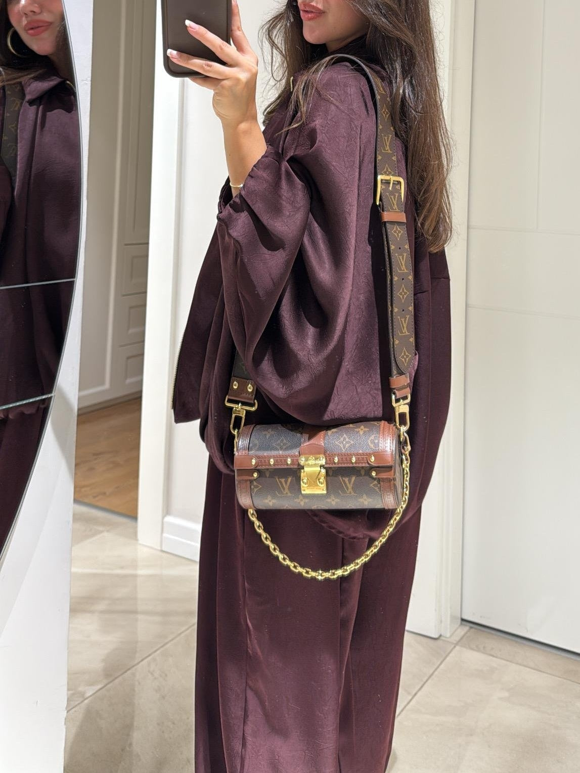 Women's Draped And Palazzo Pants Set