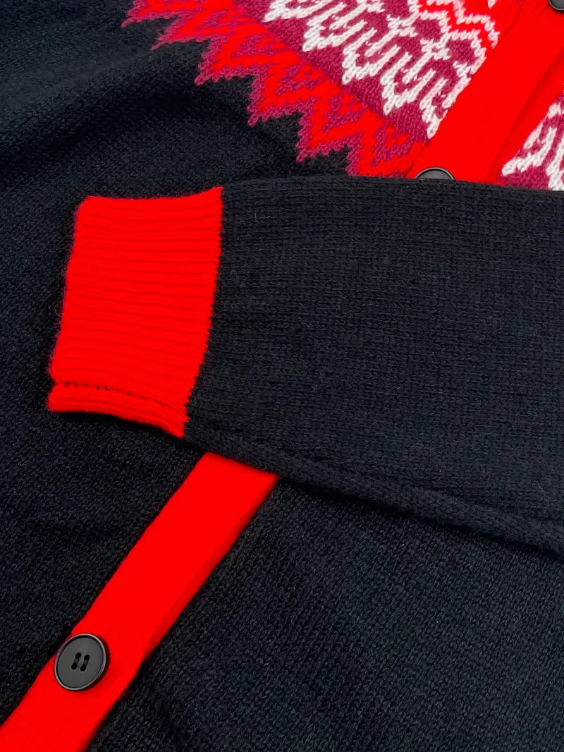 Women's Hooded Cardigan Button Front Knit