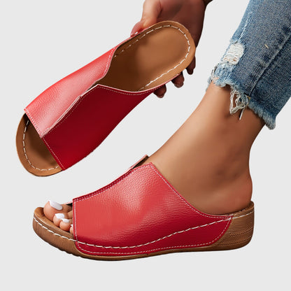 Women's Comfort Slide Sandals With Open Toe