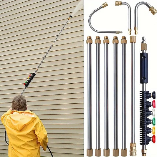 High Pressure Washer Wand Set 4000 PSI Telescoping