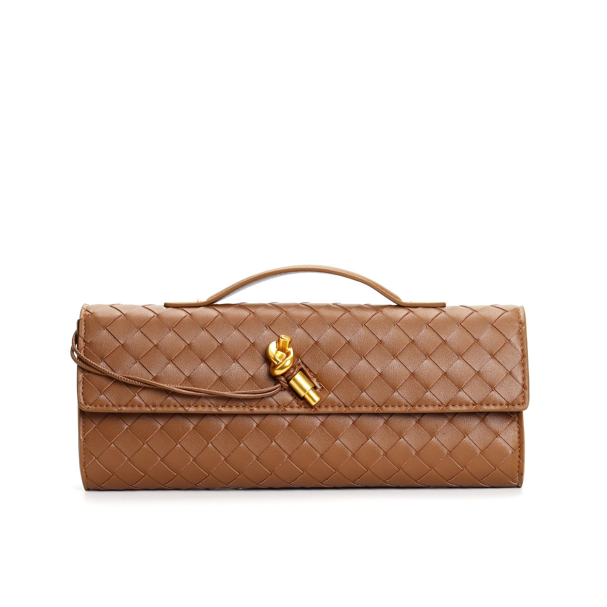 Women's Leather Backpack Braided Strap