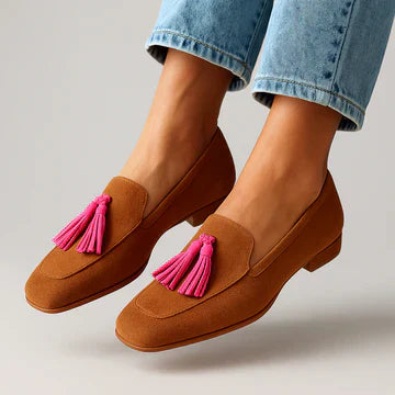 Bow Detail Classic Comfort Loafers