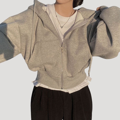 Bella | Women’s oversized zip up hoodie for Spring