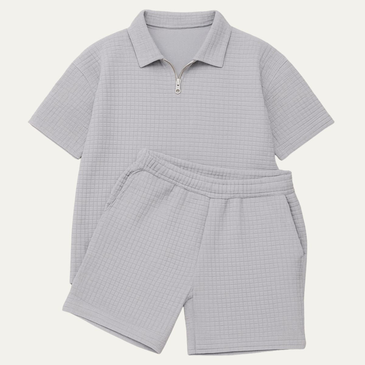 Men's Polo Shirt And Shorts Set