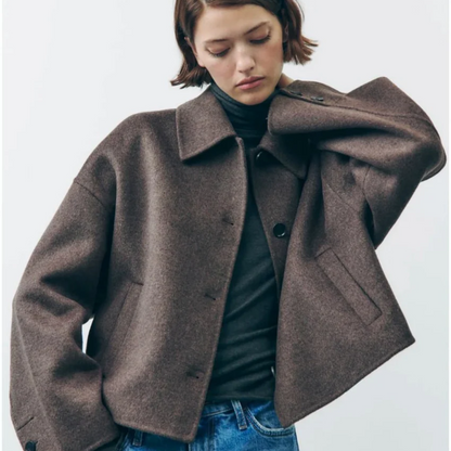Women's Short Long Sleeve Cardigan