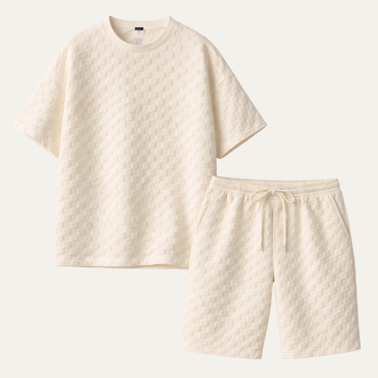 Men's Oversized Summer T-Shirt And Shorts Set
