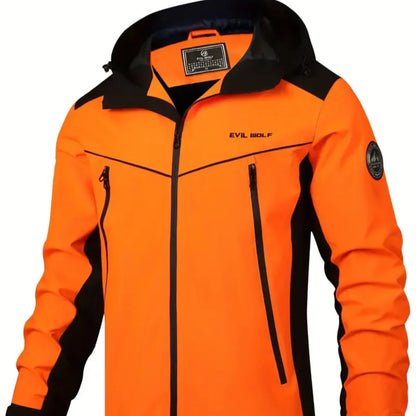 Water Repellent Outdoor Jacket Reflective Design