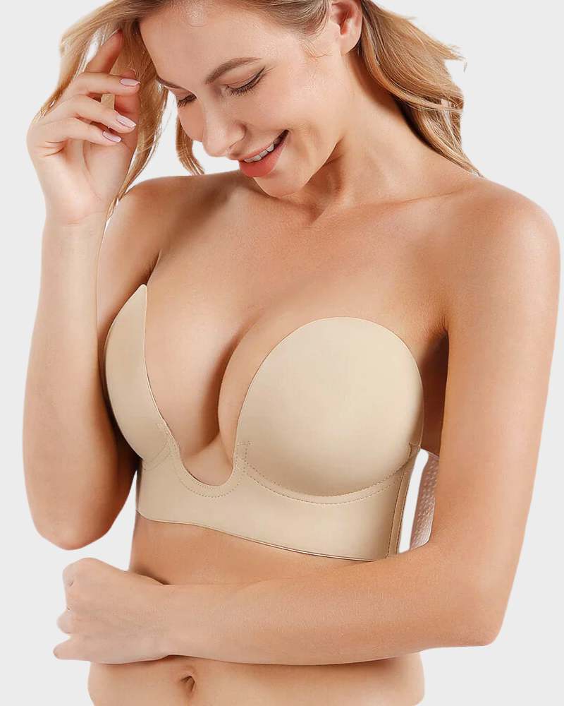 Women's Push Up Strapless Bra Front Cut