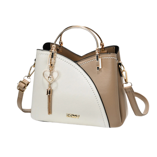 Women's Patchwork Pu Leather Handbag