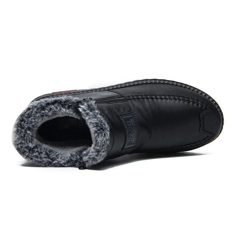 Women's Non-Slip Leather Winter Boots